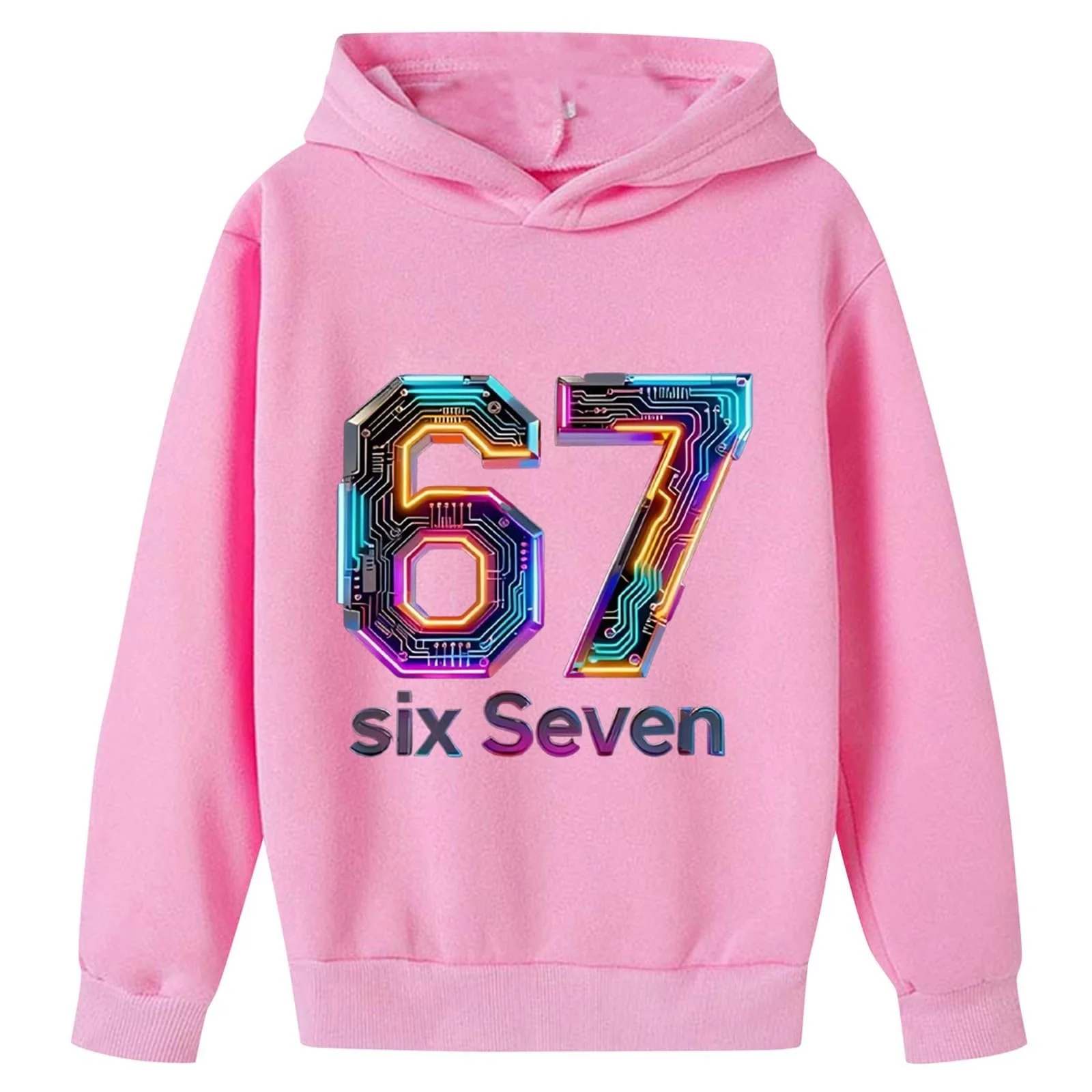 67-Drucke Толстовка, Пуловер для мальчиков размер 140 134, Пуловер для девочек, Essentials Худи, Зимняя Толстовка с капюшоном, размер 152 Теплый Мягкий Пуловер размер 176 Футболки Детская одежда размер 158 Джемпер Спортивная куртка, фото №2