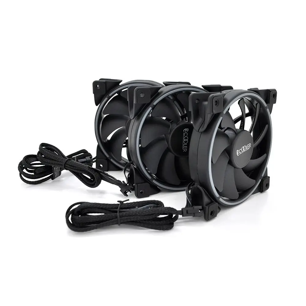 Система охолодження універсальна Pccooler FRGB CORONA 3-pin, RPM 1800 10 BOX, фото №1