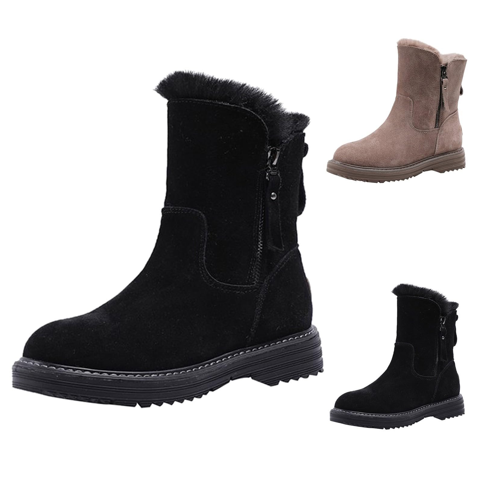 Чоботи зимові Surttan Жіночі на підкладці з каблуком, фото №4