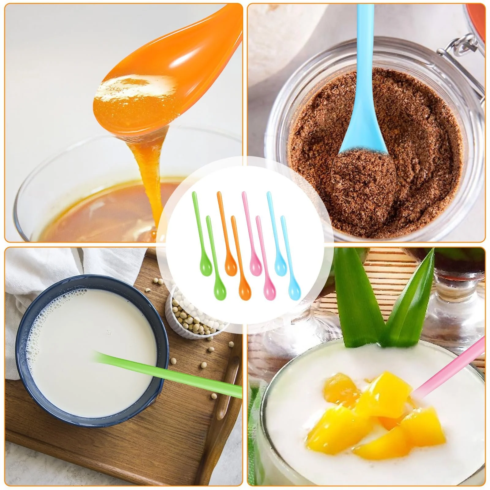 Набор пластиковых ложек 8 шт., фото №7