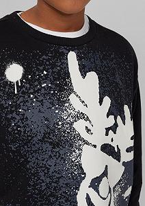 Толстовка s.Oliver со сменным рождественским принтом synthetic.ua - Фото 1