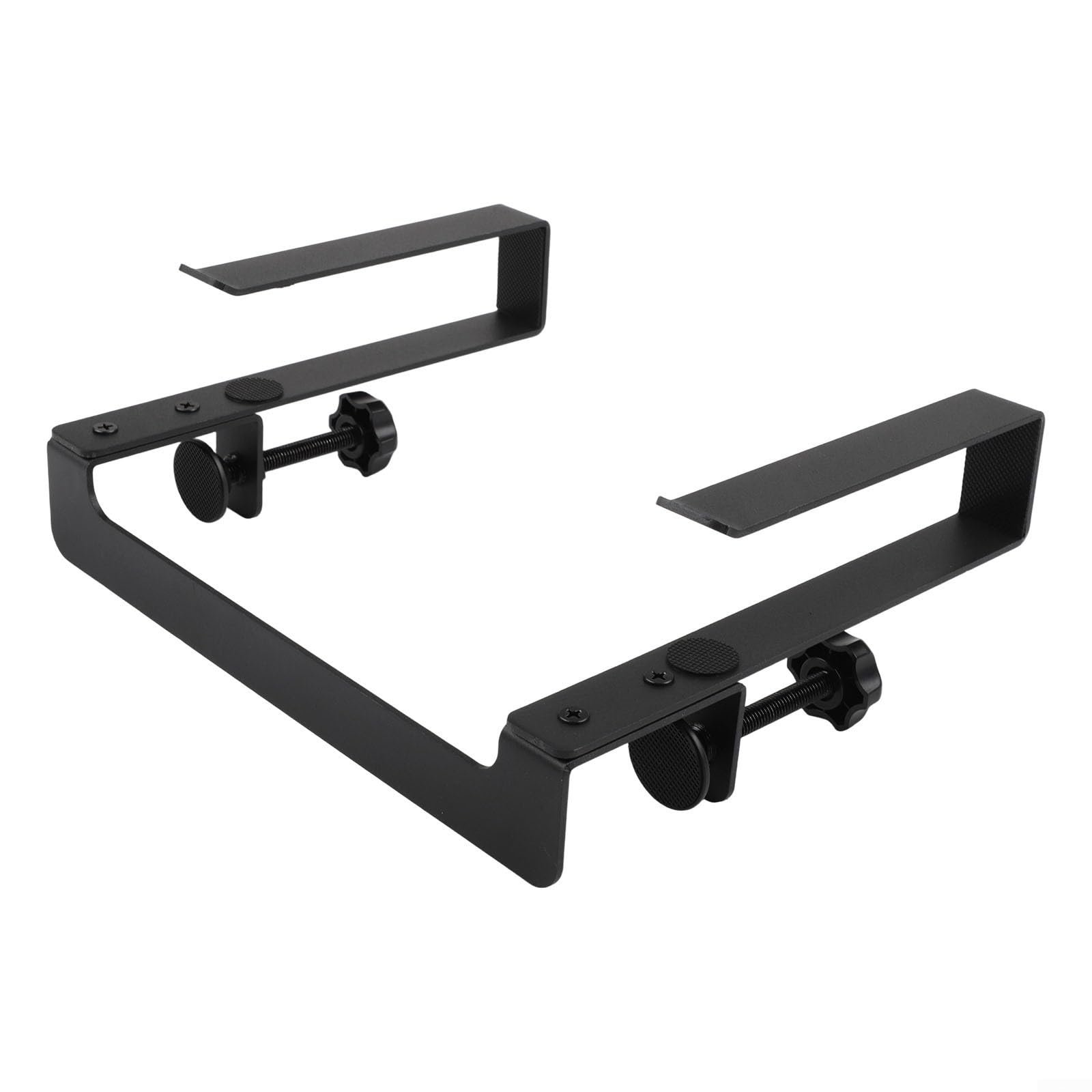 Подставка для ноутбука из алюминиевого сплава с поддержкой зарядки и охлаждения для настольного держателя планшета для спальни, класса, отеля, кабинета, без перфорации (Черный), фото №6 Подставка для ноутбука из алюминиевого сплава с поддержкой зарядки и охлаждения для настольного держателя планшета для спальни, класса, отеля, кабинета, без перфорации (Черный), фото №6