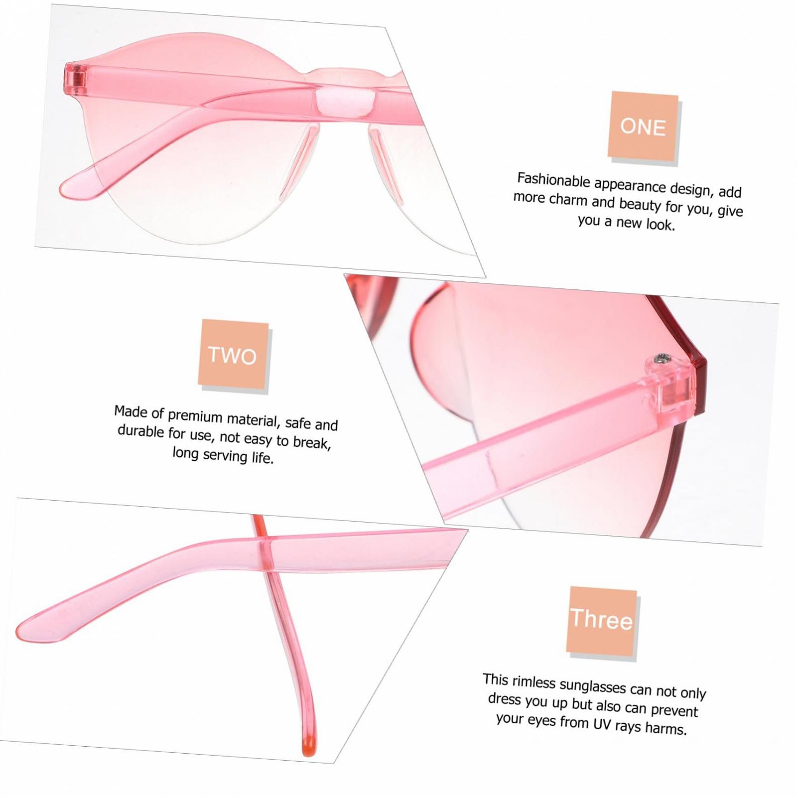 Сонцезахисні окуляри Серце PACKOVE 30 шт., Різні кольори, фото №9