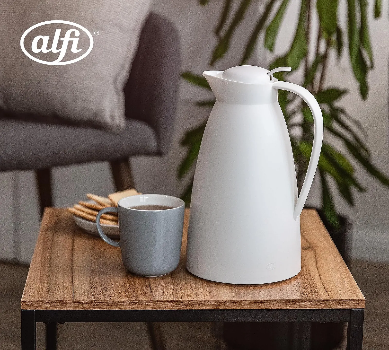 Термос-кавник alfi Eco 1.0 літр, матовий пластик, фото №2
