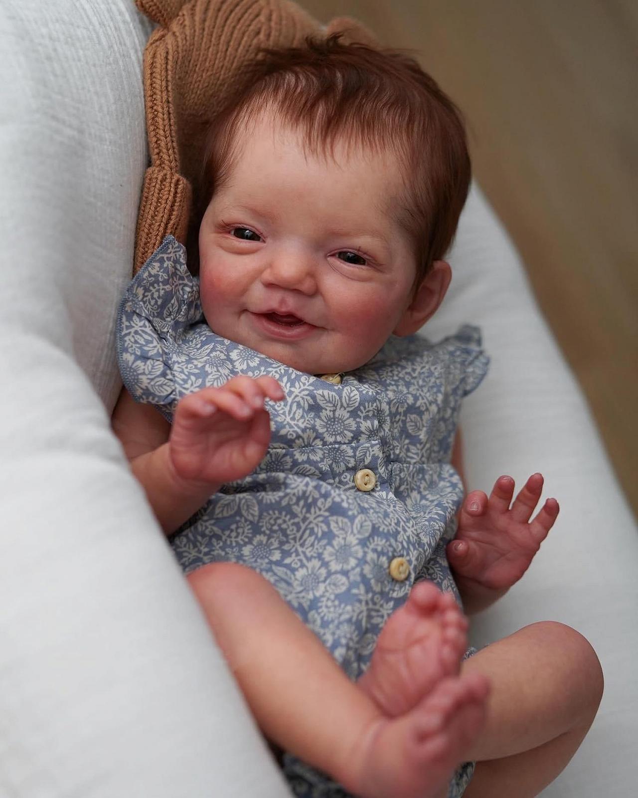 Кукла Zero pam Reborn Baby 20 дюймов 50 см Reborn Baby Полный Силиконовый Винил Реалистичная кукла Reborn Мальчик Смеющийся Reborn Куклы от 3 лет, фото №2