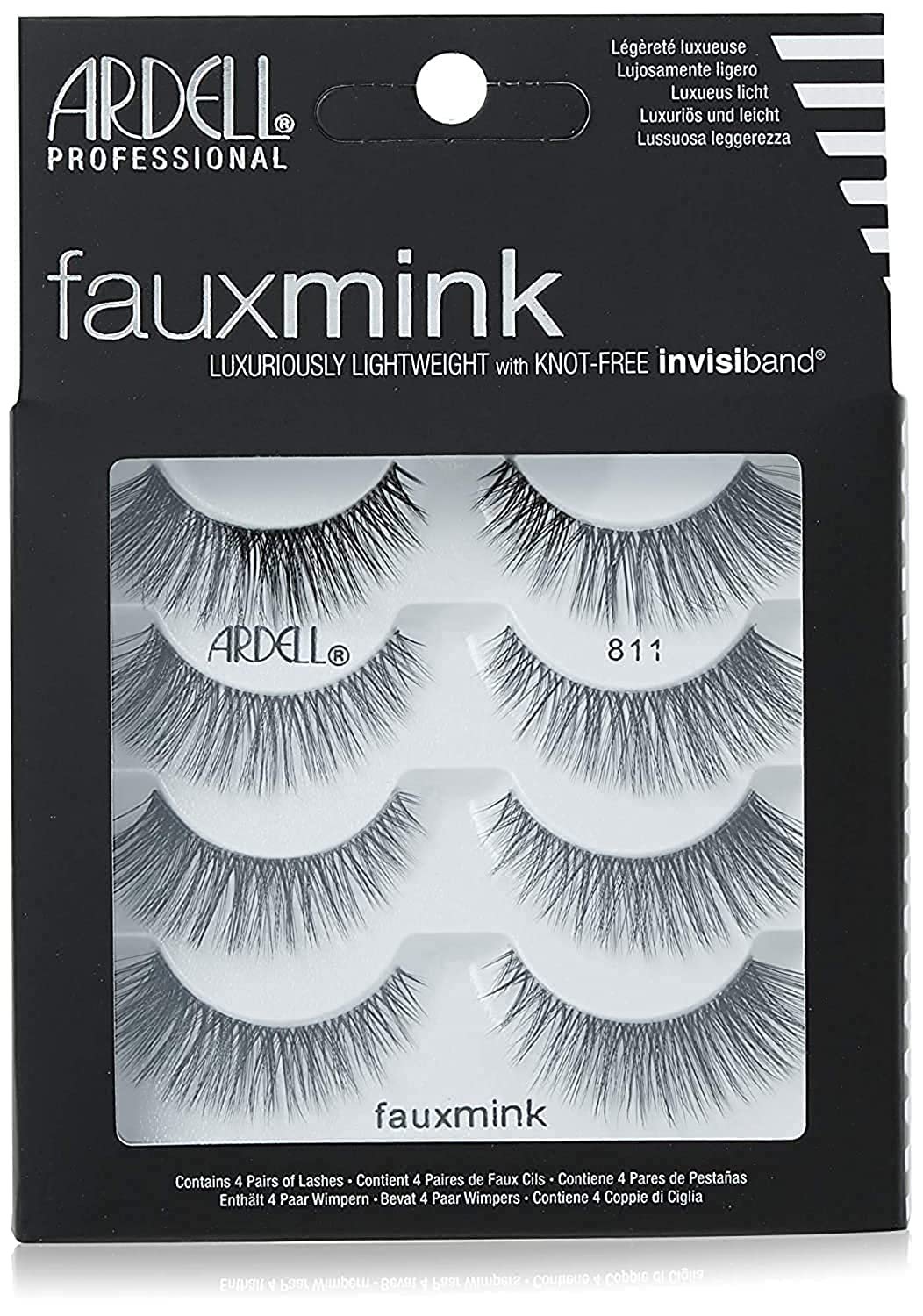 Вії ARDELL Faux Mink 811 4 Pack Синтетичні Чорний, фото №1