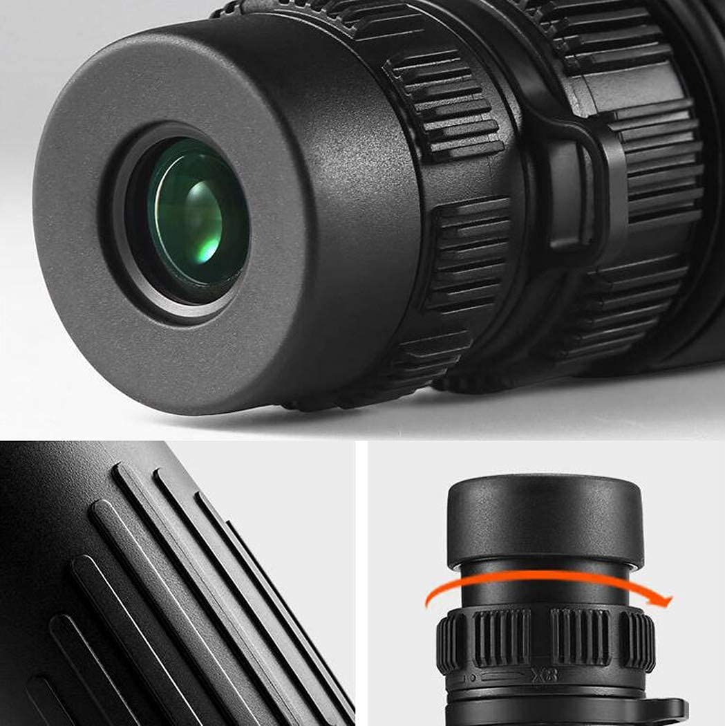 Монокуляр Wide Angle 8-24x42 Зум Портативный Водонепроницаемый HD FMC Телескоп Нескользящий Дизайн Корпуса Объектива Большой Окуляр с Поворотной Маской для Глаз, фото №4