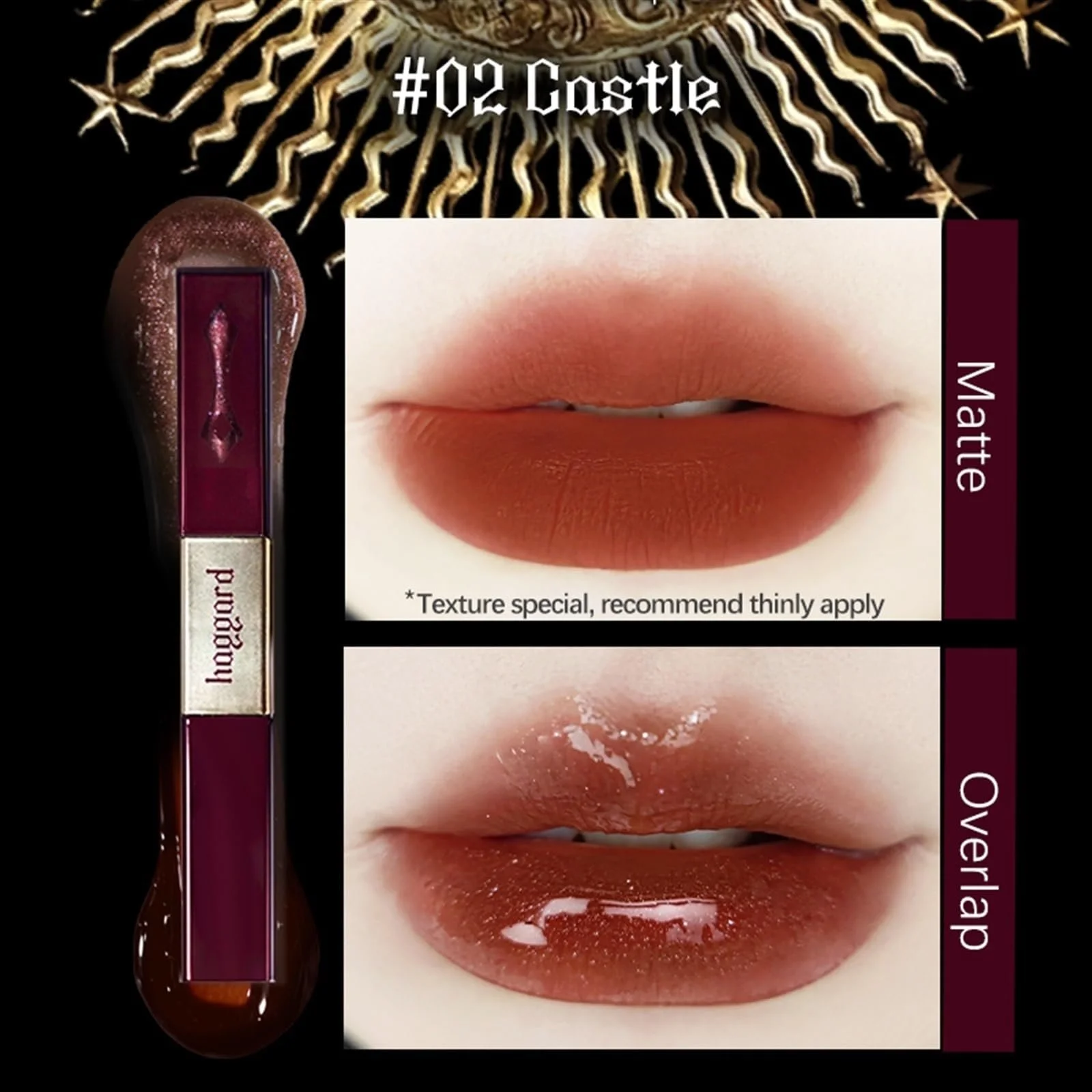 Блиск для губ Haggard Scepter Series двосторонній, фото №2