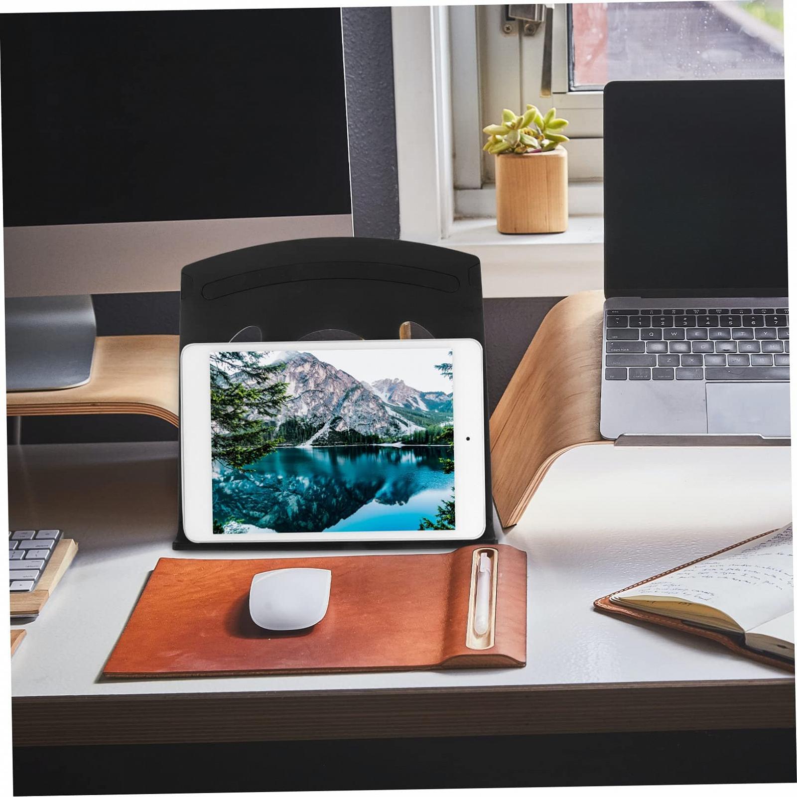 Регульована Підставка для Ноутбука для ПК Легка і Портативна з Нековзними Підкладками Охолодження та Економія Місця Сумісна з Усіма Ноутбуками, фото №8