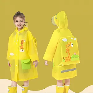 Дощовик Beokeuioe з чохлом для рюкзака Дитячий Водонепроникний synthetic.ua - Фото 1