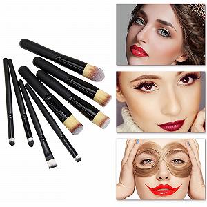 Набор кистей для макияжа Junhasgood 8PC (разноцветный, One Size) synthetic.ua - Фото 1