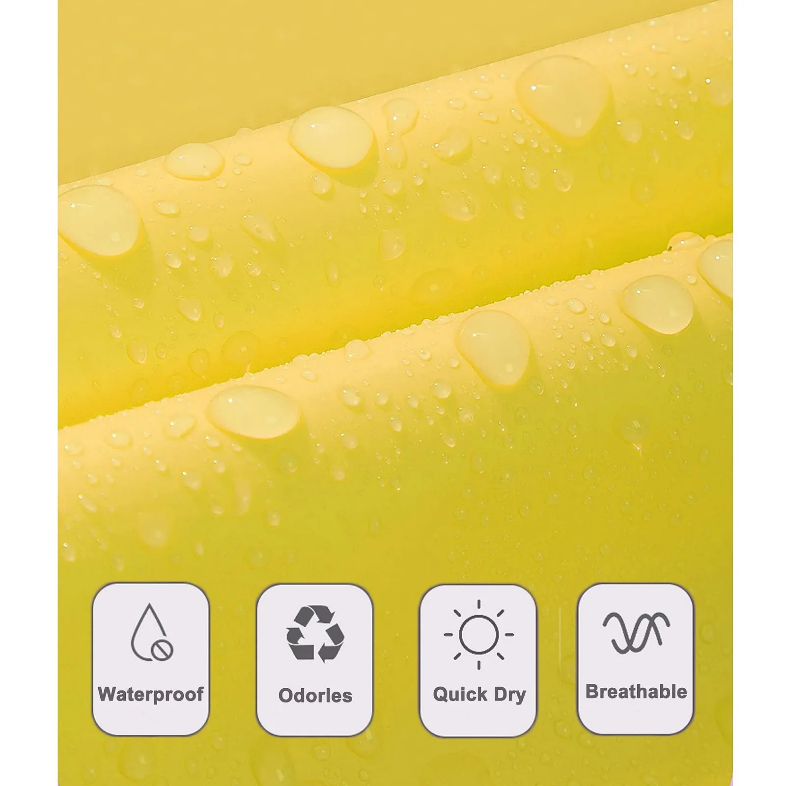 Детский дождевик Желтый, фото №5