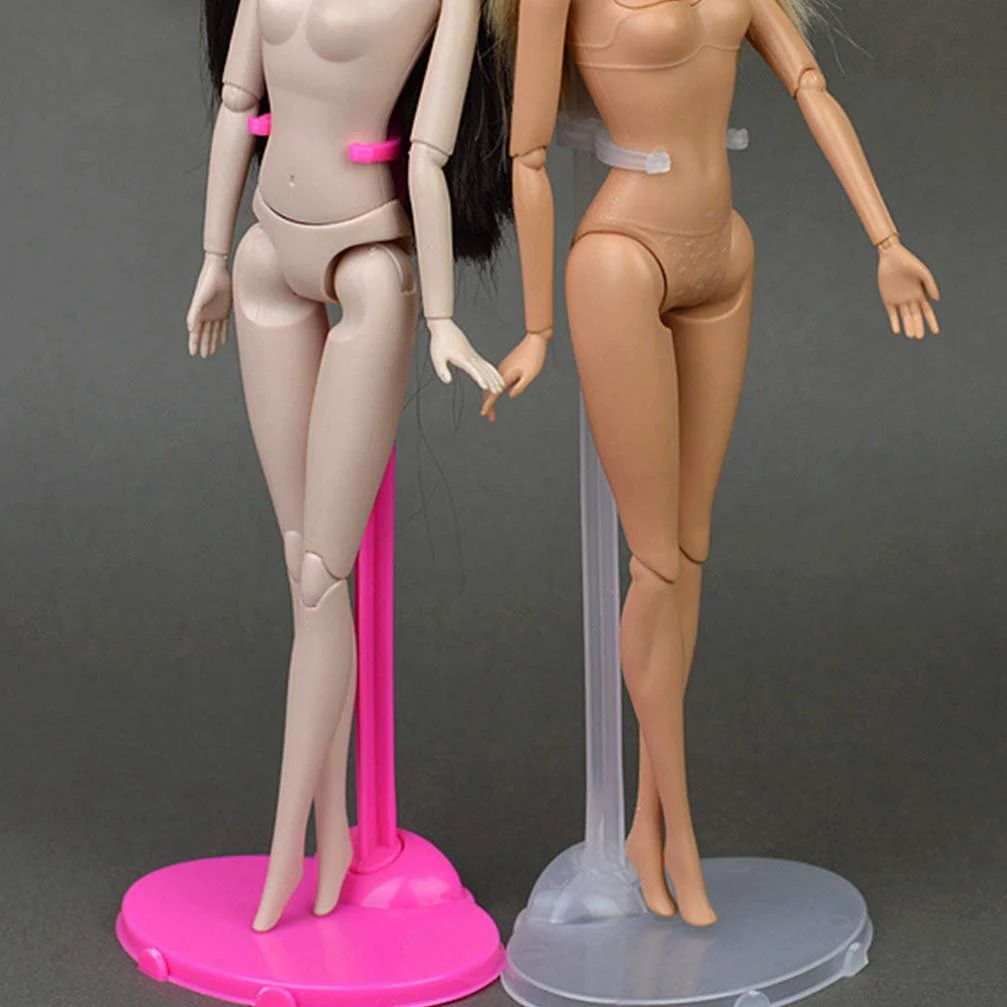 Набір EXCEART Пластикові Підставки для Ляльок Дисплей Тримач 21 см Прозорий тримач ляльки для 9 дюймів 10 дюймів і 11 дюймів Ляльки Білий, фото №4