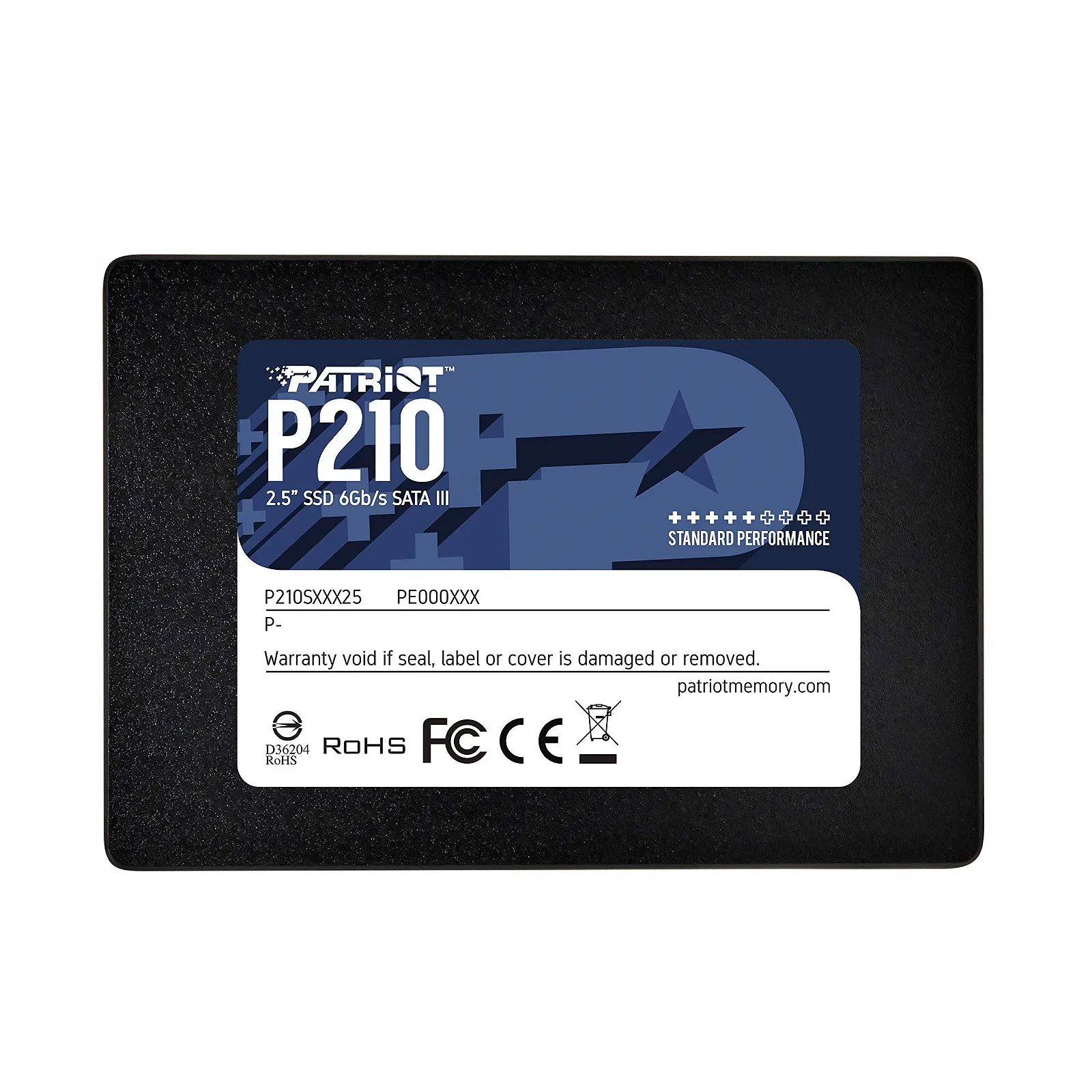 Внутрішній SSD-накопичувач Patriot P210 1TB SATA 3 2.5", фото №1