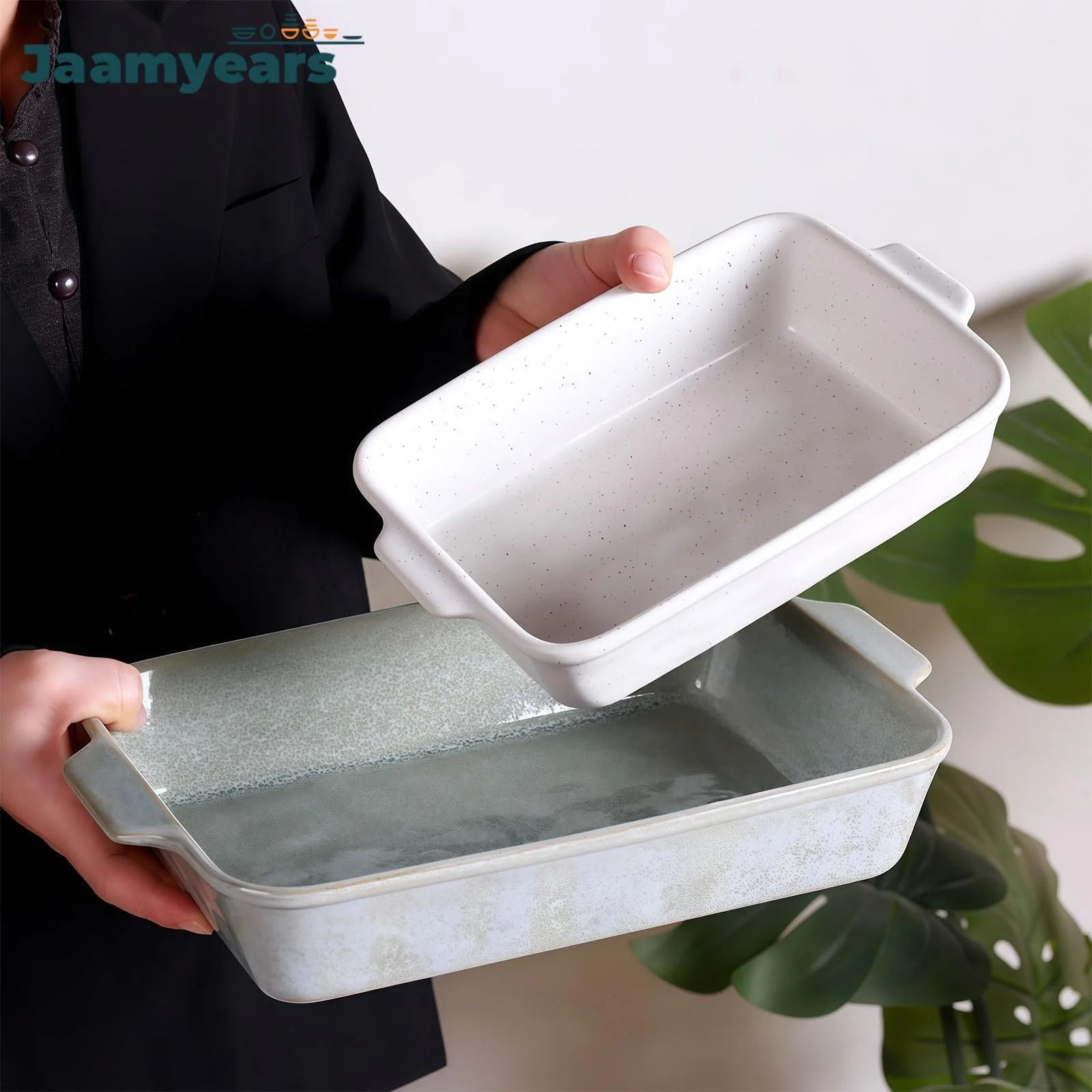 Форма для запікання керамічна для лазаньї термостійка, фото №3