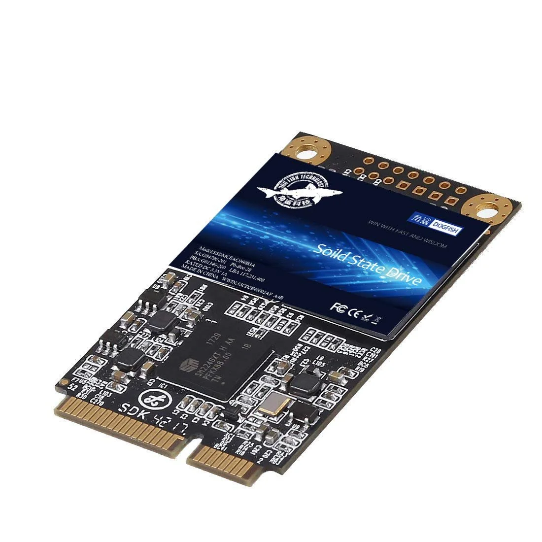 SSD-накопитель Dogfish 250 ГБ mSATA SATA3 Internal, фото №1