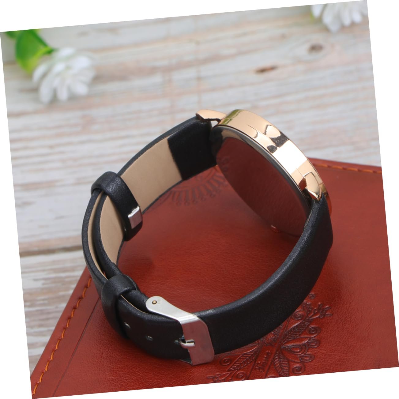 Часы кварцевые PartyKindom Женские Ремешок из искусственной кожи, фото №6