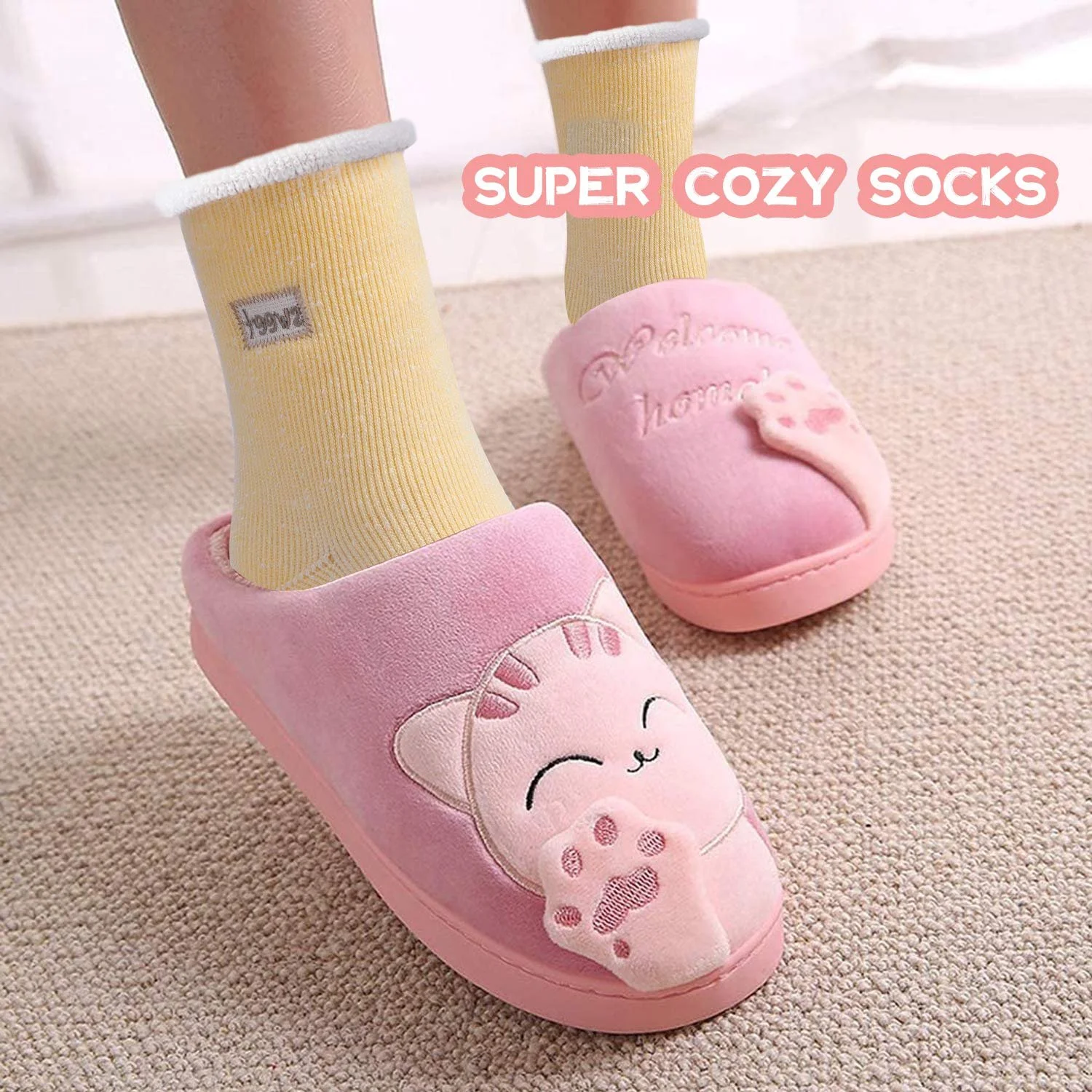 Носки TAGVO, зимние, толстые, флисовые, теплые, хлопковые, для дома, против катышков, для девушек, женщин, пушистые, для вечеринок, праздников, подарочный набор, 3 пары, фото №5 Носки TAGVO, зимние, толстые, флисовые, теплые, хлопковые, для дома, против катышков, для девушек, женщин, пушистые, для вечеринок, праздников, подарочный набор, 3 пары, фото №5