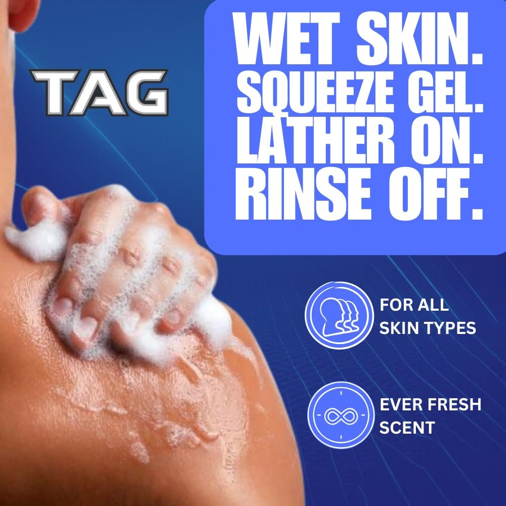 Гель для душу Refreshing Shower Gel For Men 500 мл 3 шт. Глибоке очищення, фото №4