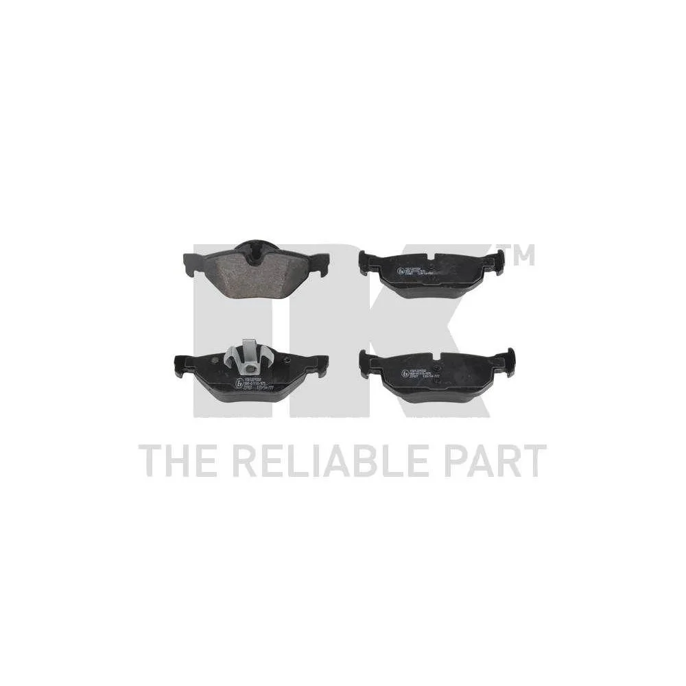 Комплект гальмівних колодок дискового гальма NK 221550 для BMW задня вісь, фото №1 Комплект гальмівних колодок дискового гальма NK 221550 для BMW задня вісь, фото №1