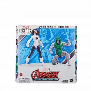 Фігурки Marvel Legends Капітан Марвел проти Доктора Дума, 15 см synthetic.ua - Фото 1