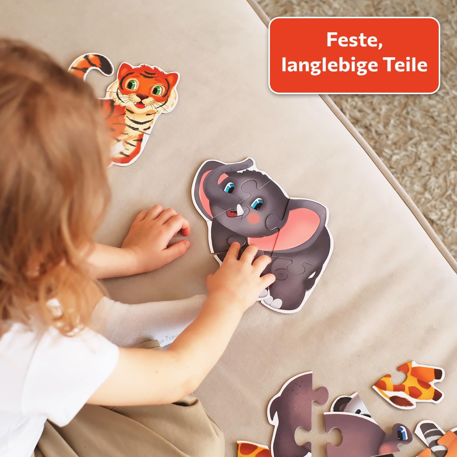 Пазл MAGNIKON My First Puzzle Exotic Animals 39 элементов, фото №2