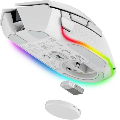 Мышка Razer Basilisk V3 Pro 35K Wireless/Bluetooth White (RZ01-05240200-R3G1), фото №5 Мышка Razer Basilisk V3 Pro 35K Wireless/Bluetooth White (RZ01-05240200-R3G1), фото №5