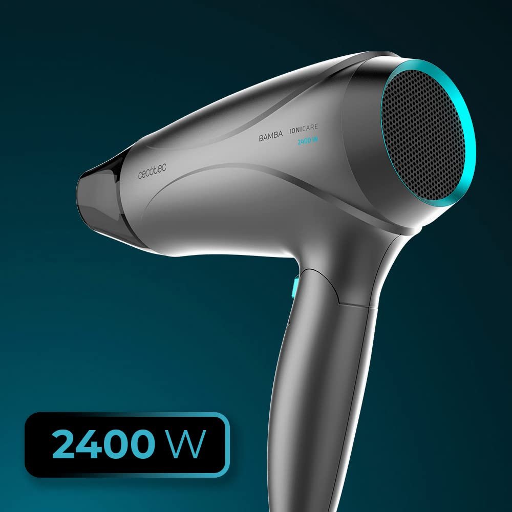 Фен Cecotec IoniCare Power&Go Compact, потужність 2400 Вт, DC-мотор, функція іонізації, висока потужність потоку, функція холодного повітря, технологія HairCare, складна ручка, фото №8