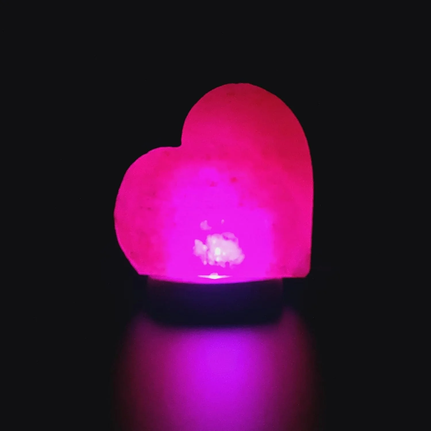 Соляна лампа Himalaya USB світлодіодна у формі серця зі зміною кольорів, фото №7