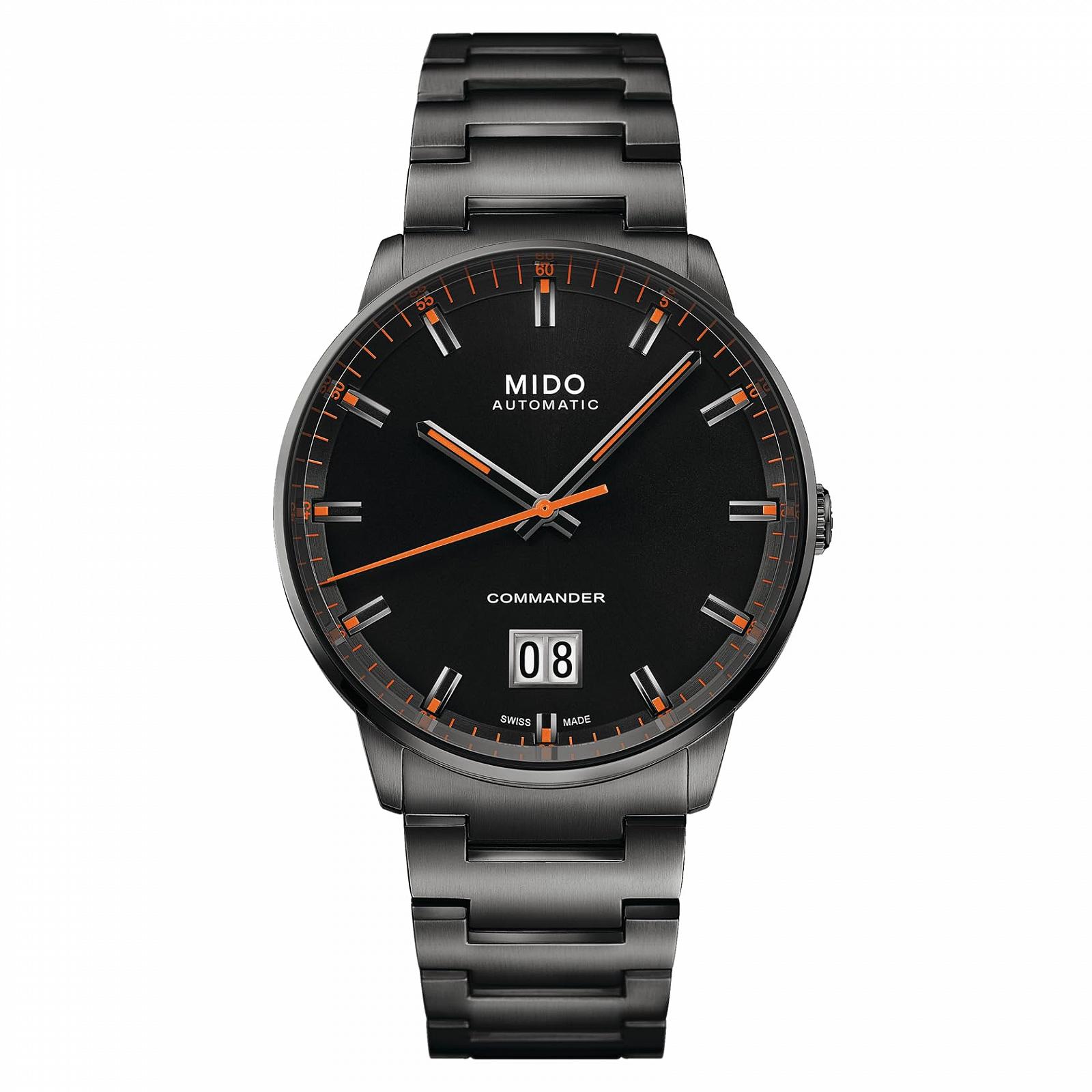 Часы Mido Commander Big Date M021.626.33.051.00 Мужские Автоматические Антрацит, фото №1 Часы Mido Commander Big Date M021.626.33.051.00 Мужские Автоматические Антрацит, фото №1