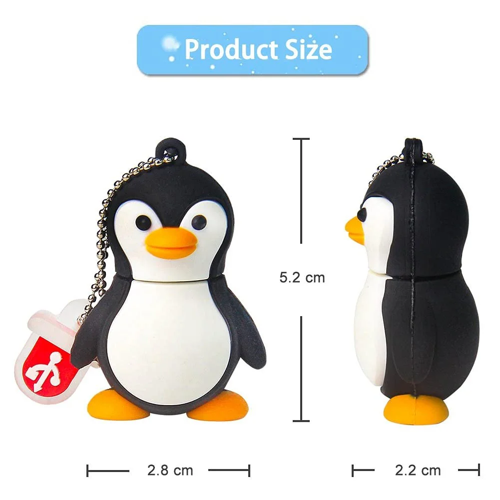 USB-флеш-накопичувач BORLTER CLAMP 64GB Пінгвін, фото №4 USB-флеш-накопичувач BORLTER CLAMP 64GB Пінгвін, фото №4
