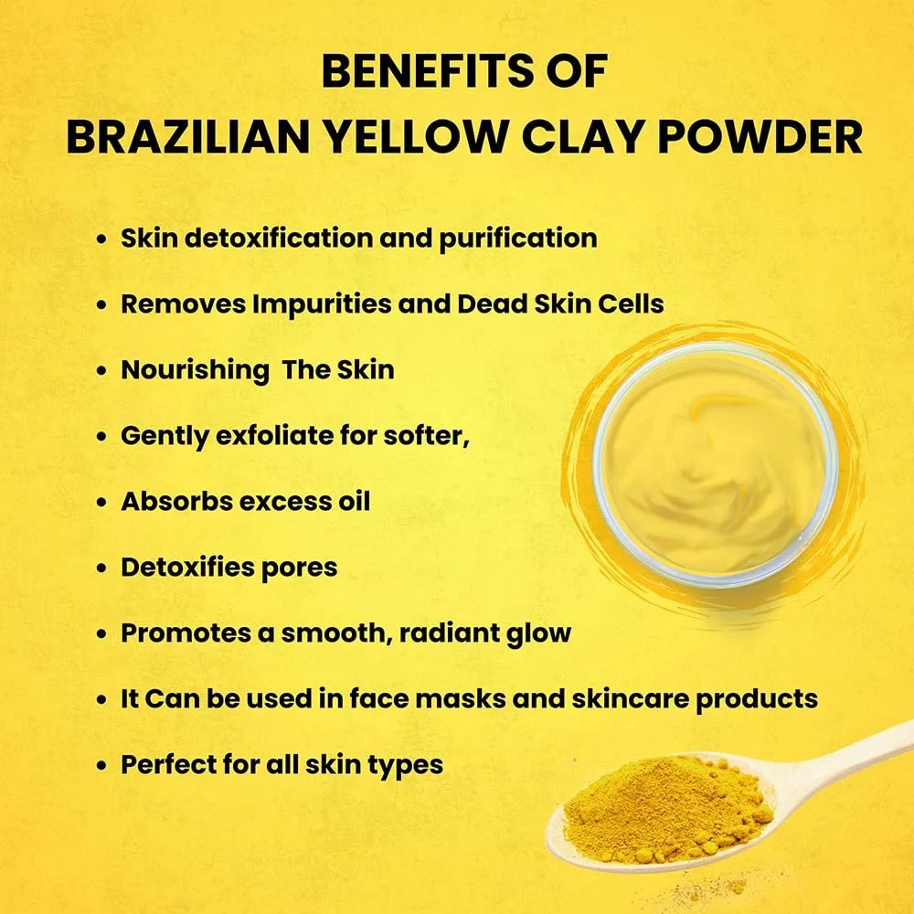 Жовта Глина Brazilian Hebhac Herbals Порошок 114г, фото №2