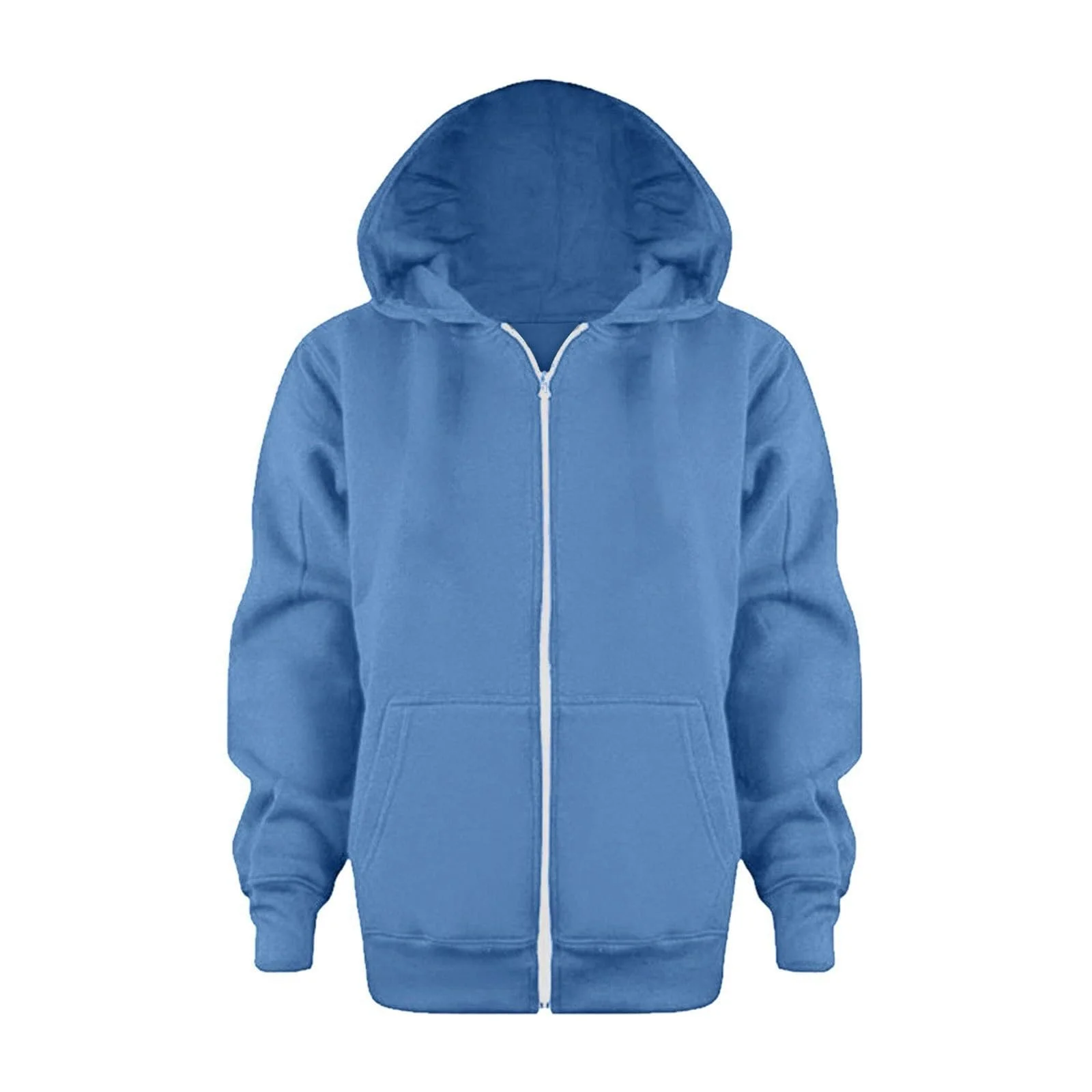 Толстовка Generisch Кофта з капюшоном на блискавці однотонна для дівчаток і хлопчиків, фото №1