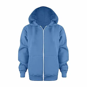 Толстовка Generisch Куртка на молнии с капюшоном однотонная для девочек и мальчиков - Фото 1