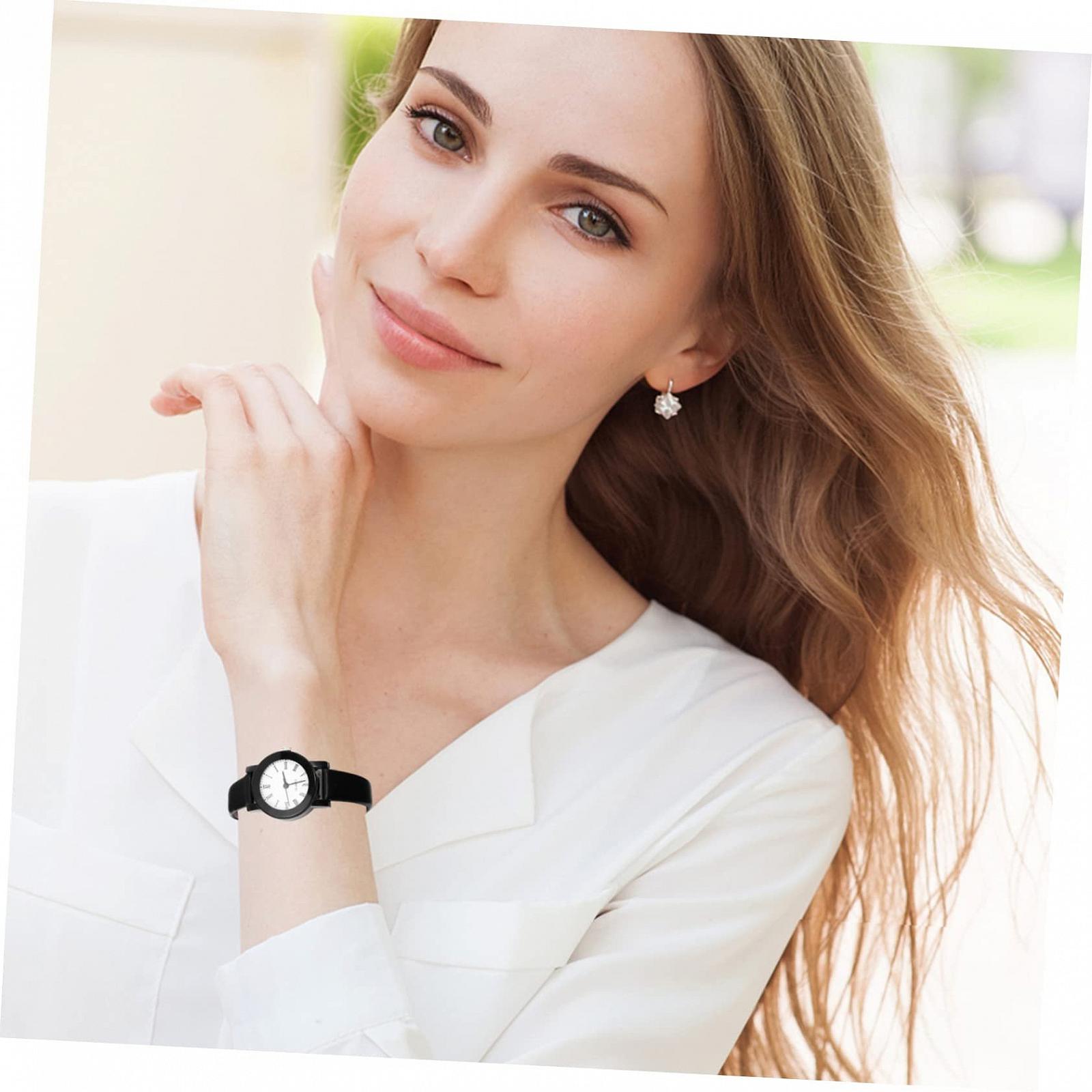 Часы Кварцевые PartyKindom Женские Ремешок PU Кожа Повседневный Дизайн Простой Элегантный, фото №8 Часы Кварцевые PartyKindom Женские Ремешок PU Кожа Повседневный Дизайн Простой Элегантный, фото №8