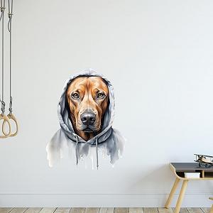 Наклейка на стіну GRAZDesign Родезійський ріджбек 72 x 57 см synthetic.ua - Фото 1