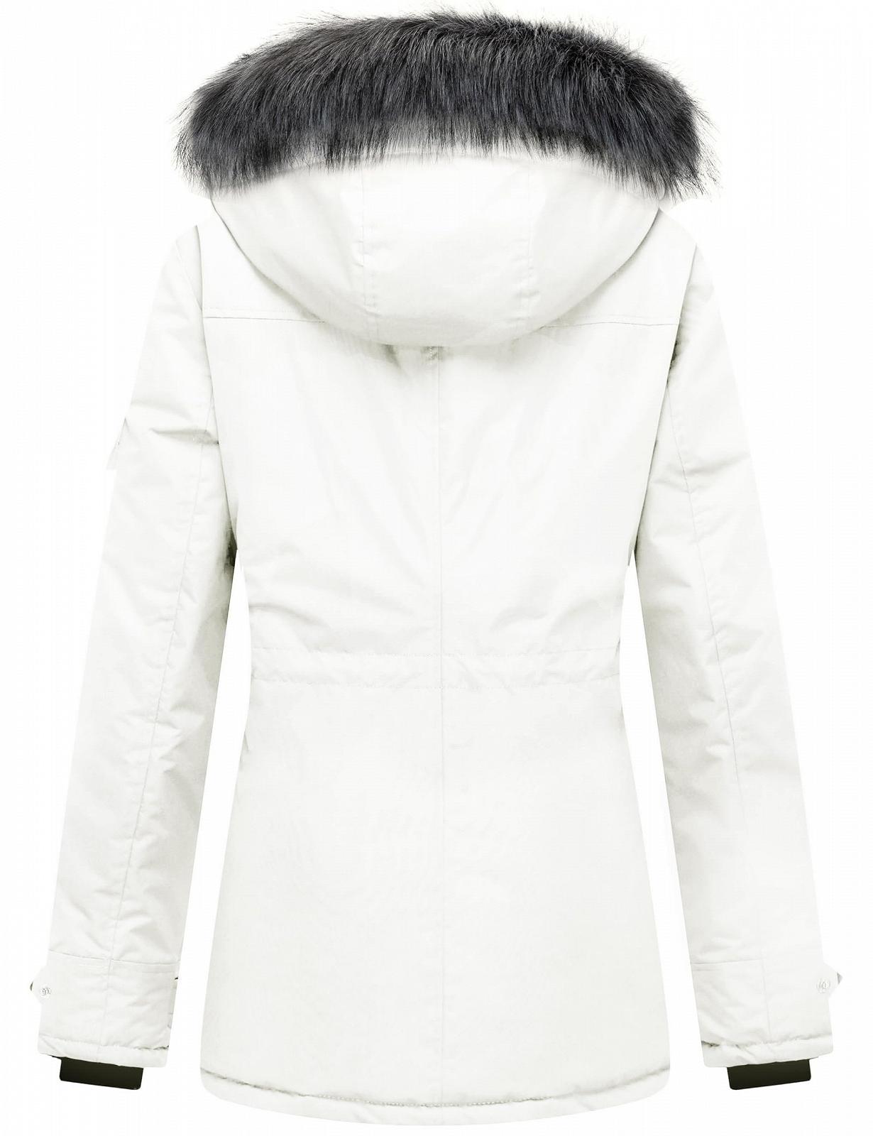 Женское зимнее хлопковое пальто Wantdo Классическая парка, фото №2