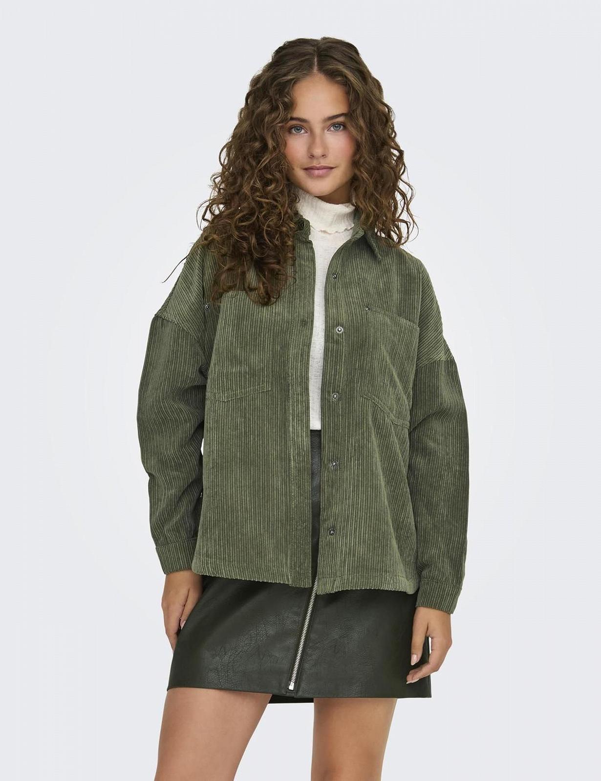 Куртка ONLY Onljanine-Rai Ls Ovs Cord Shacket Cc PNT, фото №3