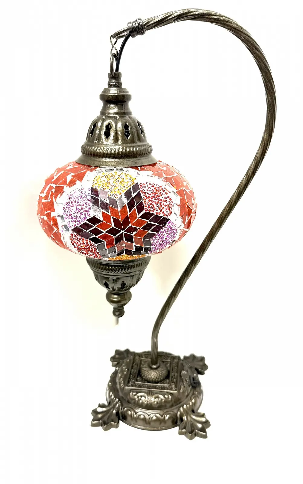 Настільна лампа Samarkand Lights Mosaic Floor Lamp S Oriental Turkish Orange, фото №3