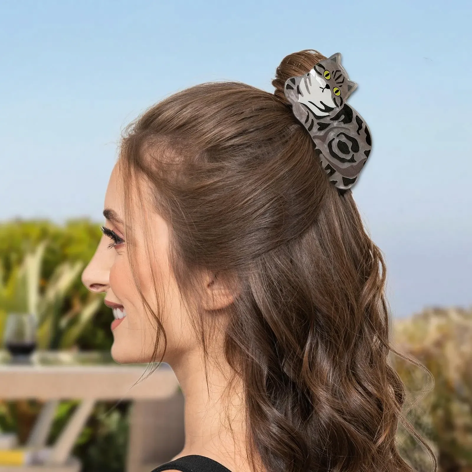 Заколка для волос Cat Brand в форме животных, фото №2