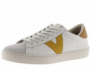 Низкие Кеды Victoria Berlin Кожа и Контрастные Детали и Сплит Кожаный Носок 1126142 - Фото 1