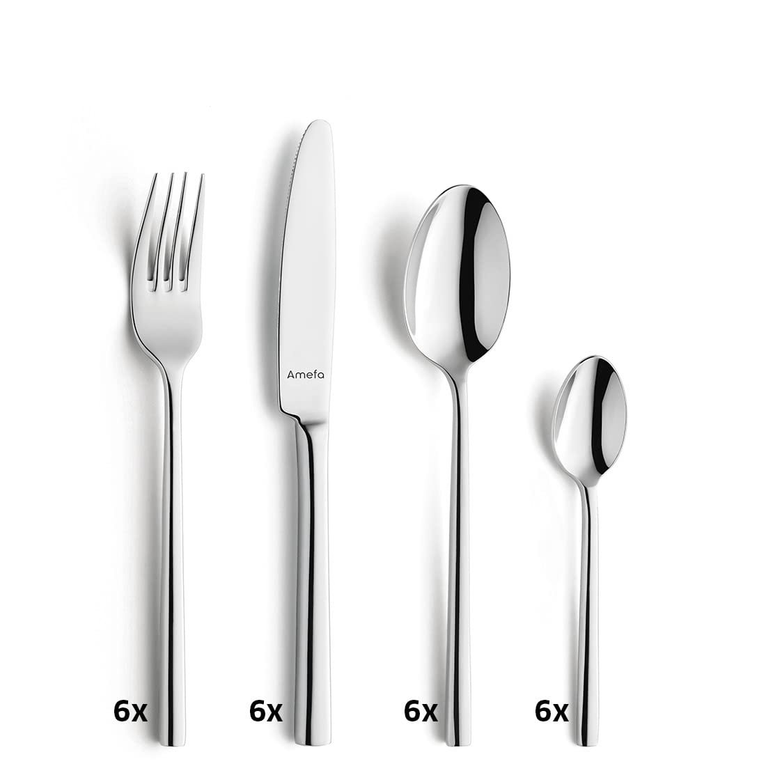 Набір столових приборів Amefa Colorado 102600RT41C40 24 предмети, фото №2 Набір столових приборів Amefa Colorado 102600RT41C40 24 предмети, фото №2