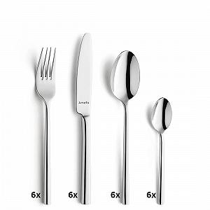 Набір столових приборів Amefa Colorado 102600RT41C40 24 предмети synthetic.ua - Фото 1