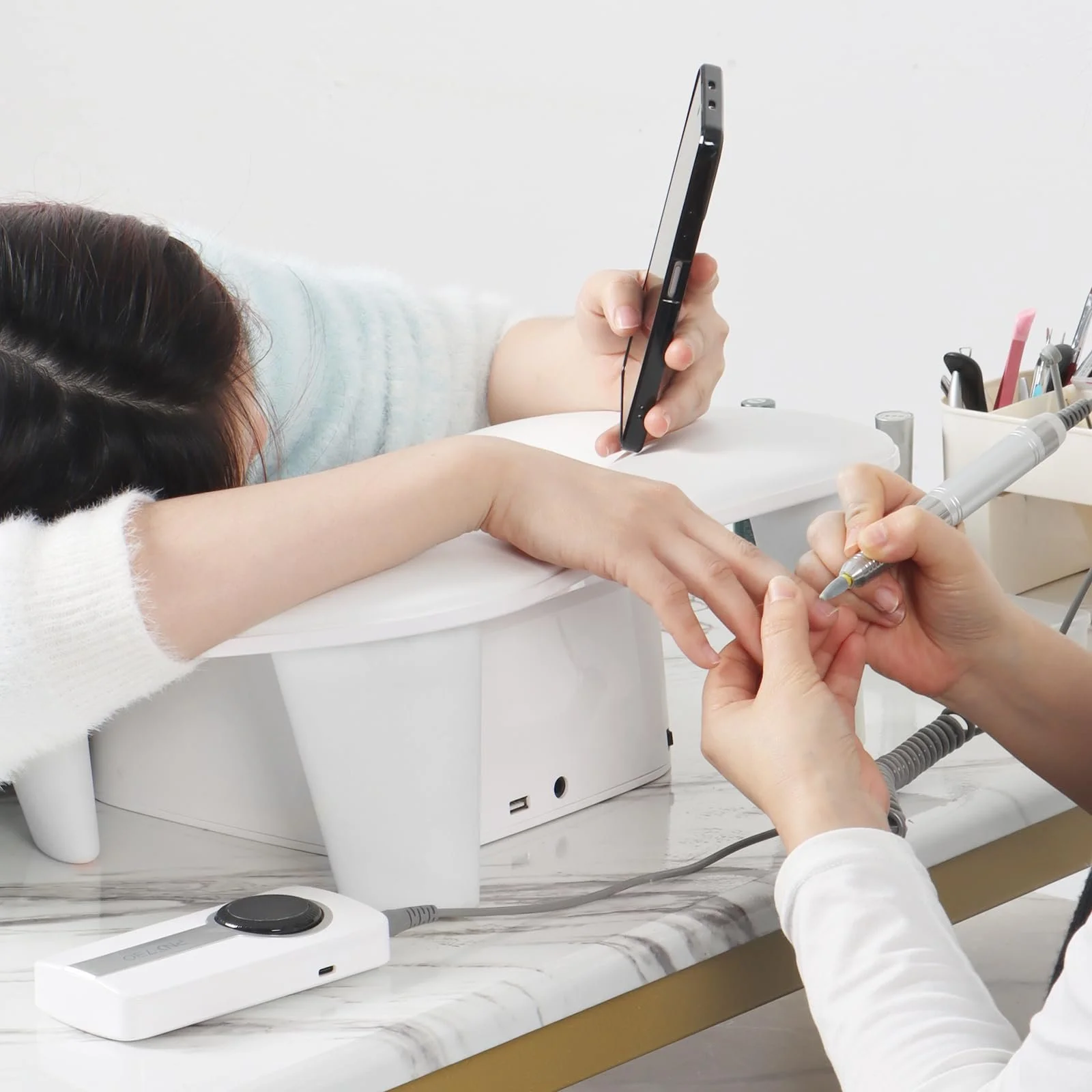 Підставка для рук манікюрна Біла, Подушка, фото №5 Підставка для рук манікюрна Біла, Подушка, фото №5