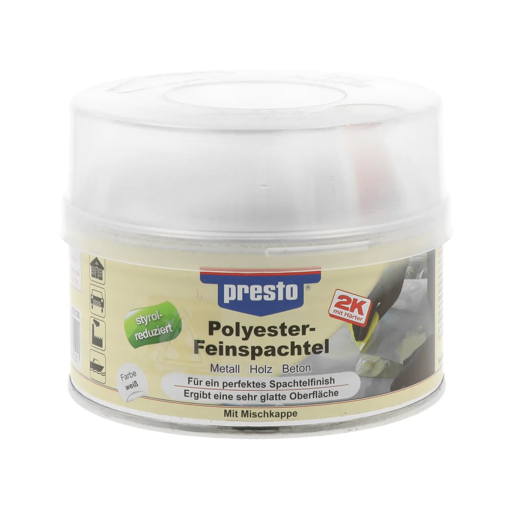 Фінішна шпаклівка PRESTO 833120 малостирольна 500 г, фото №1