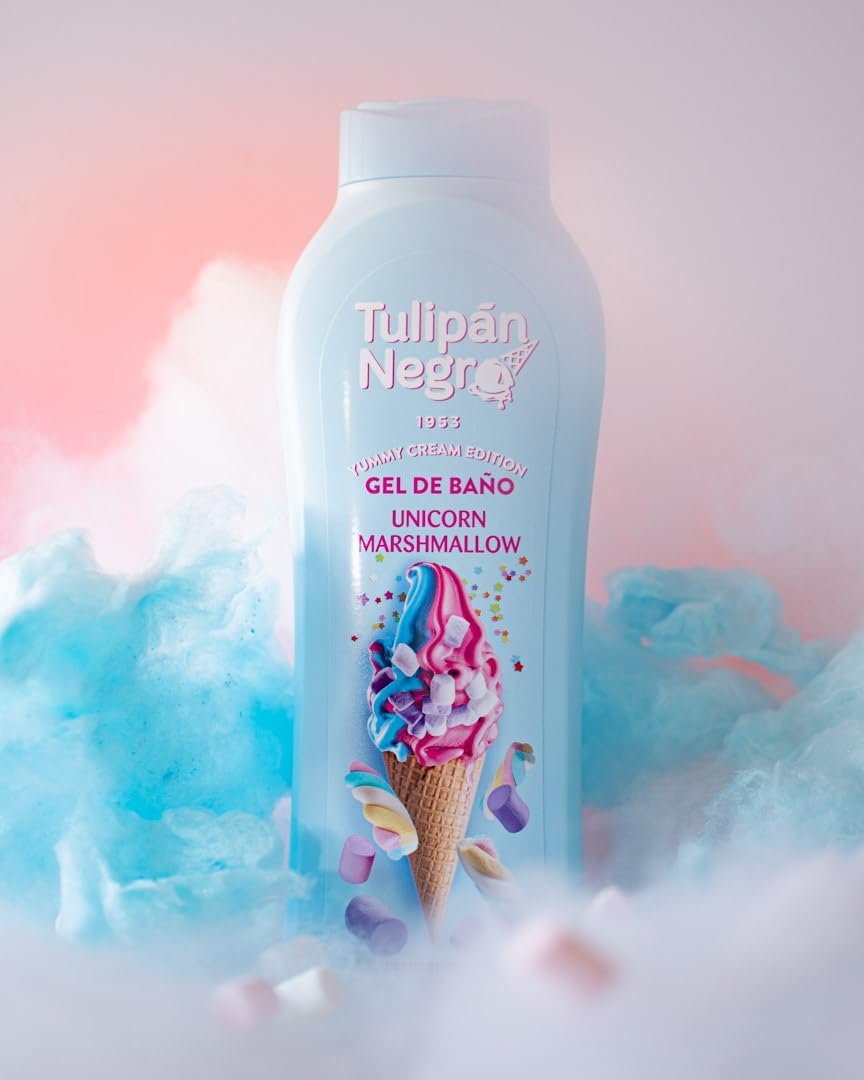 Гель для душа Tulipan Negro Unicorn Marshmallow увлажняющий 650 мл, фото №3