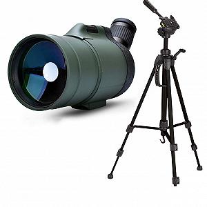 Телескоп-монокуляр Spacmirrors Zoom 25-75x70 HD Bak4 с адаптером для смартфона и штативом - Фото 1