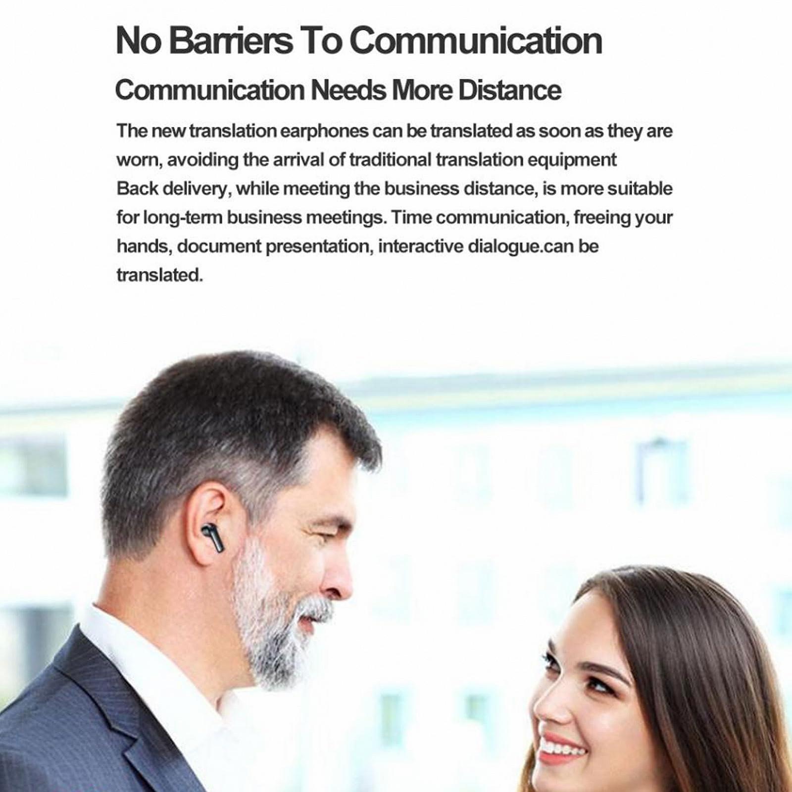 Навушники-перекладачі Goshyda, підтримка 144 мов онлайн, переклад у реальному часі, сенсорне керування, Bluetooth 5.3, фото №9