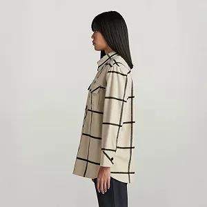 Жіноча сорочка G-Star RAW Boyfriend Overshirt - S synthetic.ua - Фото 1