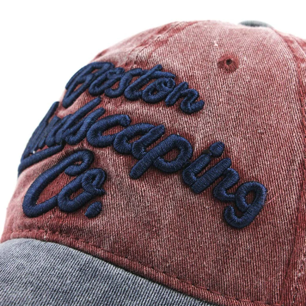 Бейсболка хлопковая вышитая высокая регулируемая для подростков, фото №5